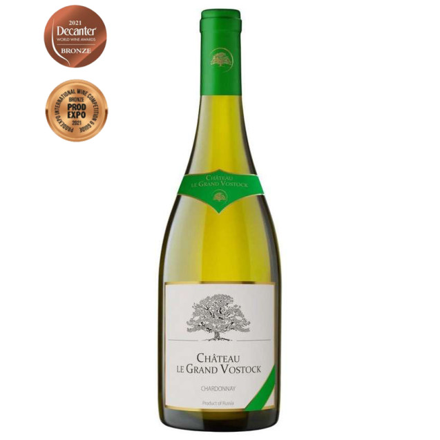 Chateau Le Grand Vostock Chardonnay dry white 2018